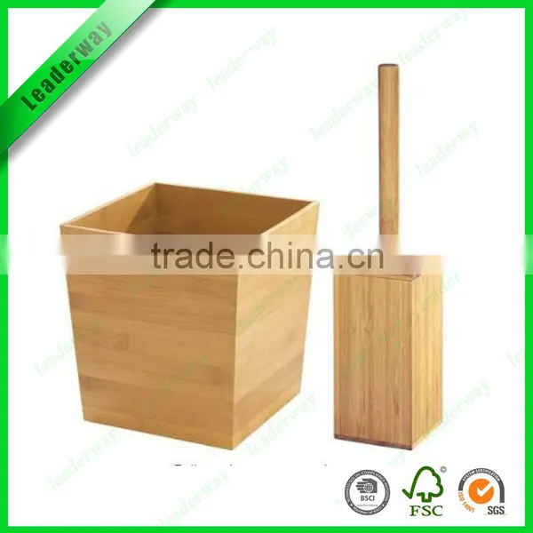 Classic Bamboo China Bathroom Accessory 4 Piece Set photo-6