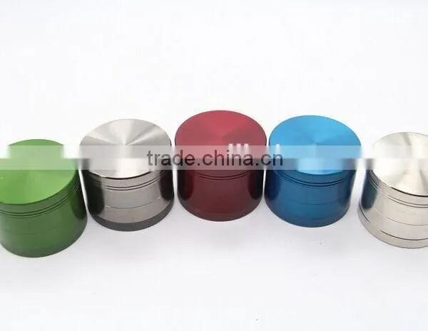 Tobacco Grinder Metal Herb Grinders, 4 Parts Grinder, Zinc Alloy , Mixed Colors, Custom Available photo-6
