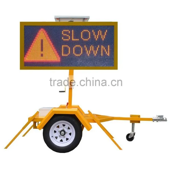 Solar Powered Trailer Mounted Variable Message Sign photo-2