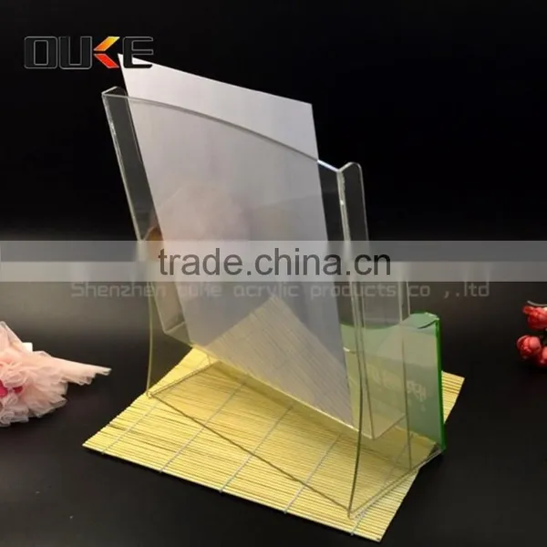 Factory Wholesale Delicate Design Acrylic Brochure Holder photo-4