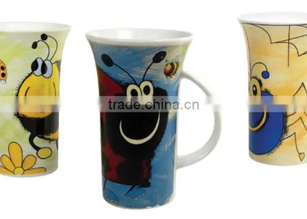 Horn Mug With Animal Design