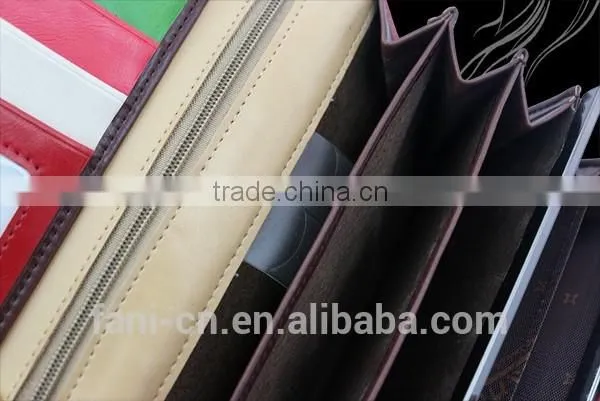 2015 Hot Selling PU Leather Wallet With Fancy Metal Design for Women or Girls photo-4