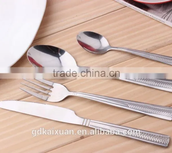 Flatware Sets Stainless Steel Metal Type Unique Design KX-S158 photo-5