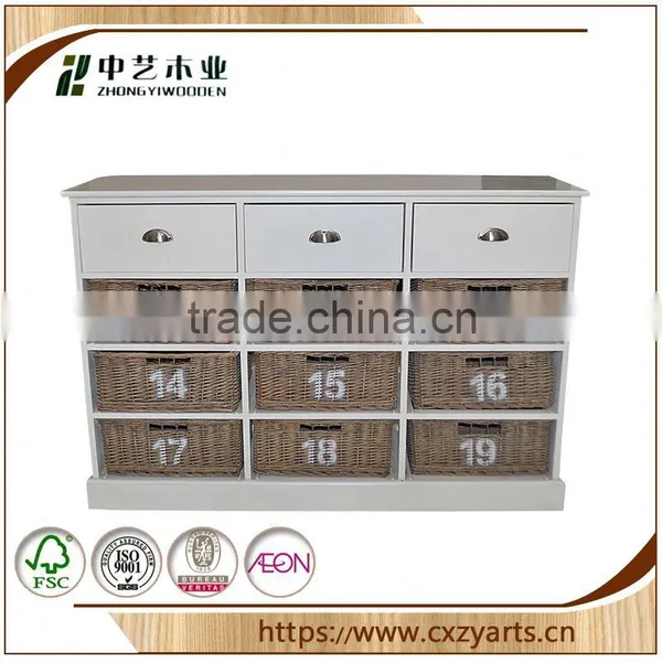 Living Room Liquor Customized Wooden Cabinet With Drawer photo-2