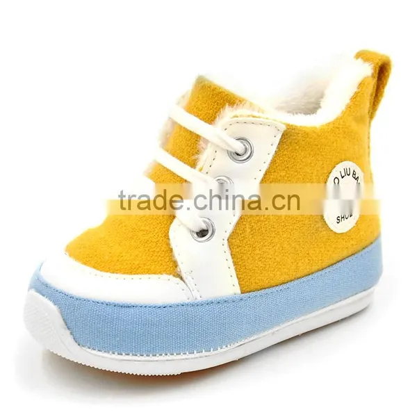 Cute Cartoon Thickness Sole Baby Warm Shoes Winter Soft Touch Warm Shoes for Babies Wear