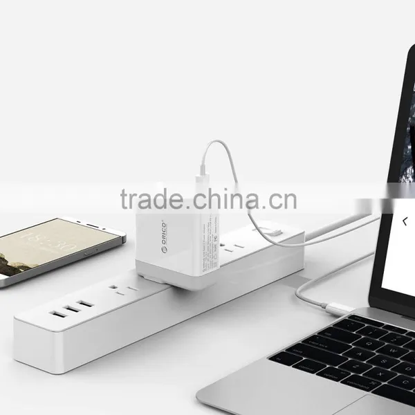 The Lastest Innovative Tech Type C Charger With PD Function 5V3A.9V3A.12V3A.15V3A.20V3A ,Maximum 60W Output Type C Wall Charger