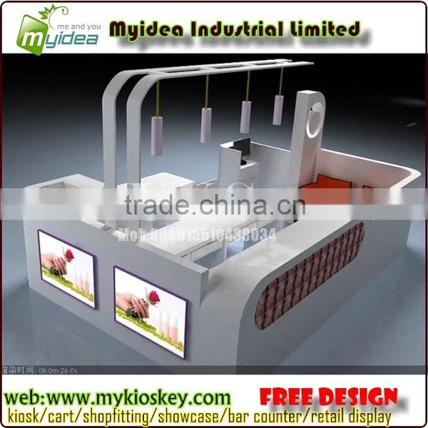 Hot Sale Nail Beauty Kiosk Design for Shopping Mall photo-2