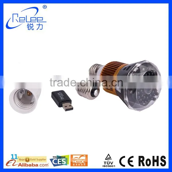 High Quality HD Smartphone App Wifi Hidden Indoor Wireless Bulb Camera photo-4