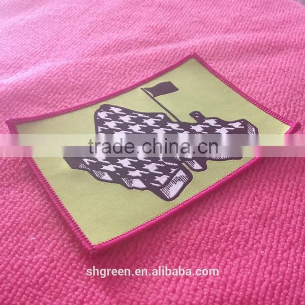White Soft Damask Woven Label for Children Clothing photo-5