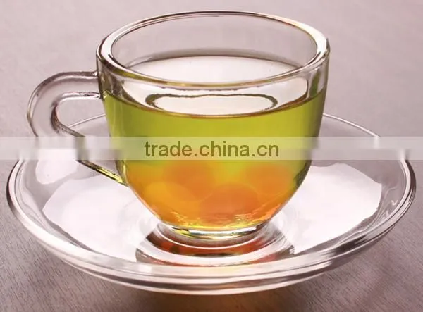 Small Quantity Order Mini Glass Tea Cup and Saucer photo-2