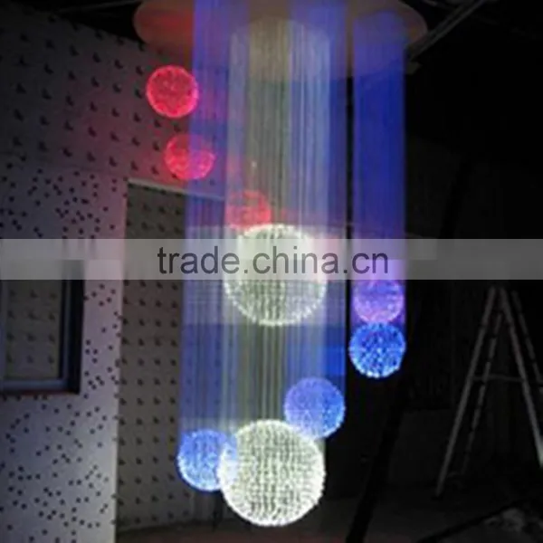High Quality Remote Control Side Glow Fiber Optic Crystal Ball Lamp photo-3