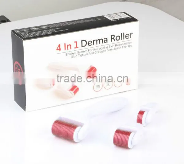 CE Quality 4 in 1 Derma Roller Stainless Steel Titanium Derma Roller for Beauty Skin Care photo-4