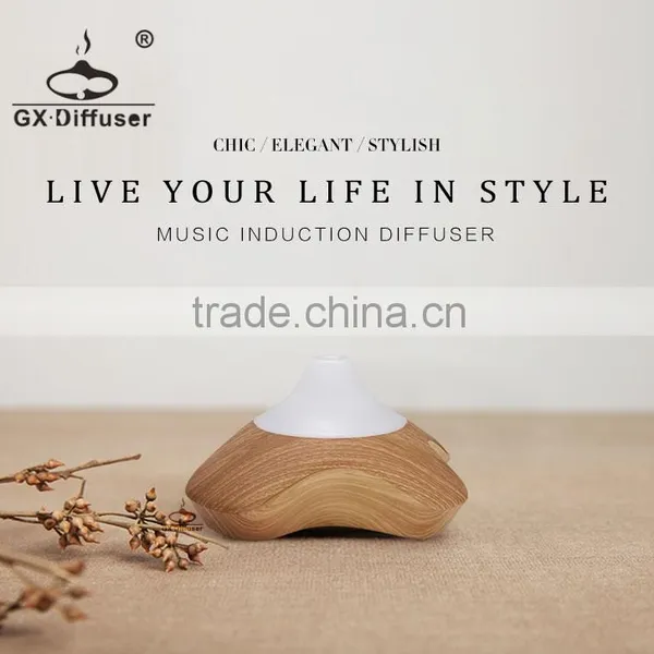 GX Diffuser Light Wood Electric Aroma Diffuser With Sound Diffuser photo-2