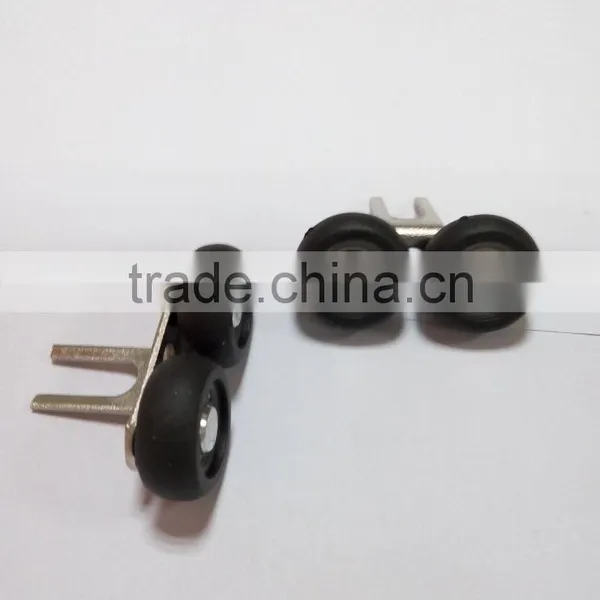 High Quality Steel and Plastic Wardrobe Sliding Door Fittings Max Door Weight 40kg photo-4