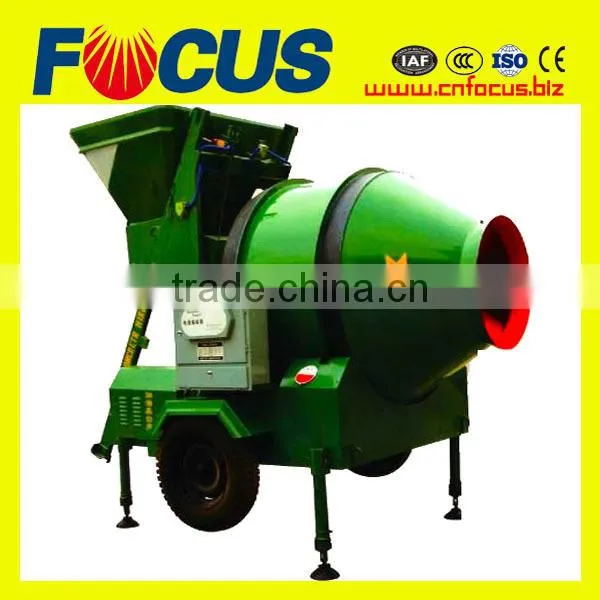 Good Quality Mini Capacity JZC500 Mobile Electric Small Concrete Mixer photo-2