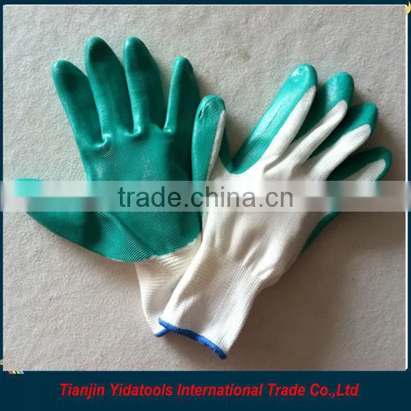 Nylon Lined Nitrile Dipped Gloves photo-4