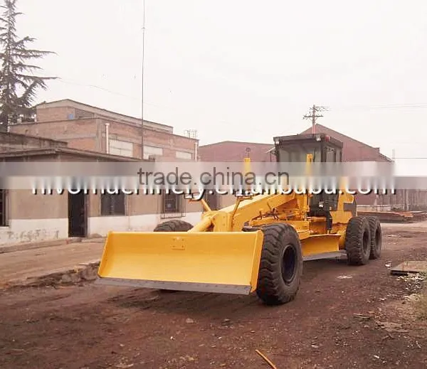 Selfpropelled Articulated, Hydrodynamic Type Road Motor Grader Hot Sale With Brand Watercooled Turbocharged Diesel Engine photo-3