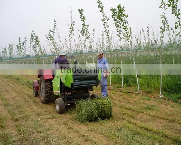 New Style High Working Efficiency Tractor PTO Use Hay Round Baler Straw Baler Machine Grass Round Baler photo-2