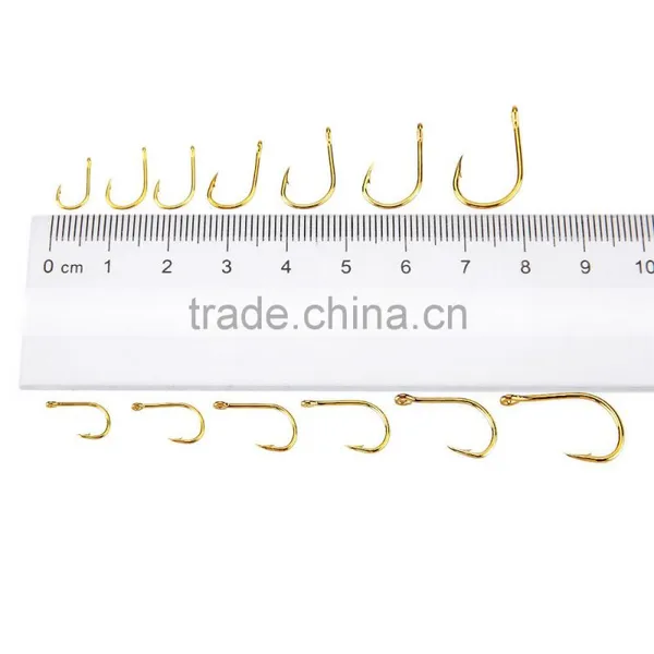 LEO 600pcs Eyelet Barb Metal Angling Hook Fishing Tackle Fishhooks Barbed Hook With Fishing Tackle Boxes Sharp Kit photo-4