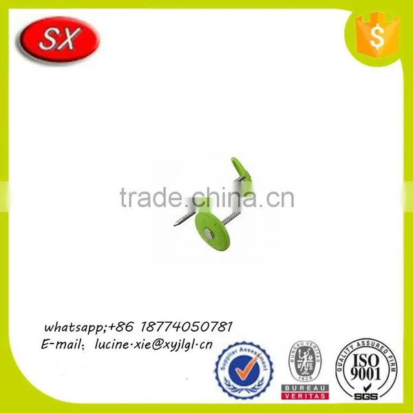 Colorful Plastic Cap Head Roofing Nails With Rubber Washer Factory Direct Sale photo-2