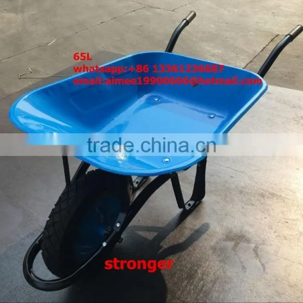 Stronger Leg and Tyre 65L Building Wheelbarrow Factory