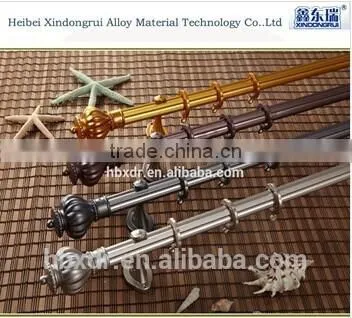 Aluminum Anodized Profile Curtain Rod With End Cap_Factory Supplier!! photo-6