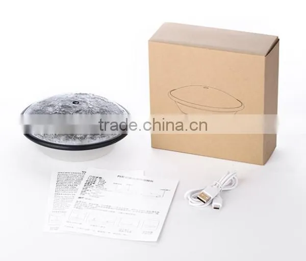 2017 Latest Cool Mist Moon Air Humidifier, USB Rechargeable Decorative Night Light Moon Mist Humidifer photo-6
