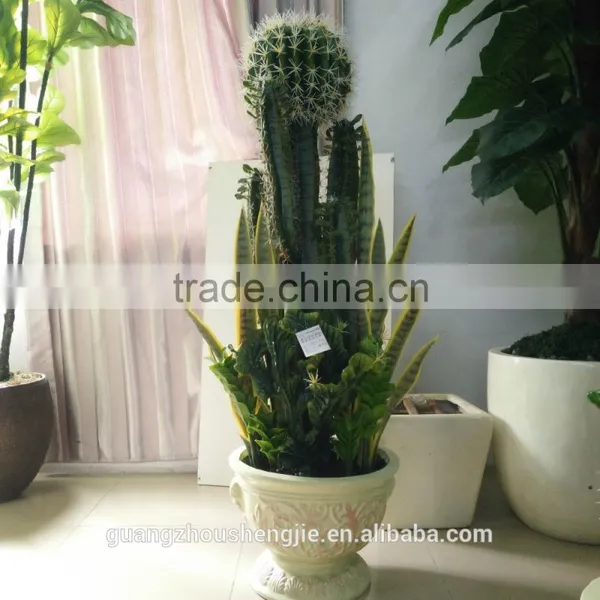 Decorative Jamaica Cactus Plant Bonsai Artificial Cactus photo-2