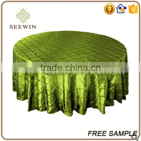 2016 Wholesale Custom Taffeta Round Table Cloth photo-4