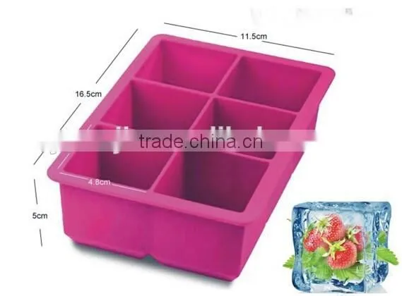 New Arrival 6 Lattices Silicone Ice Tray photo-5