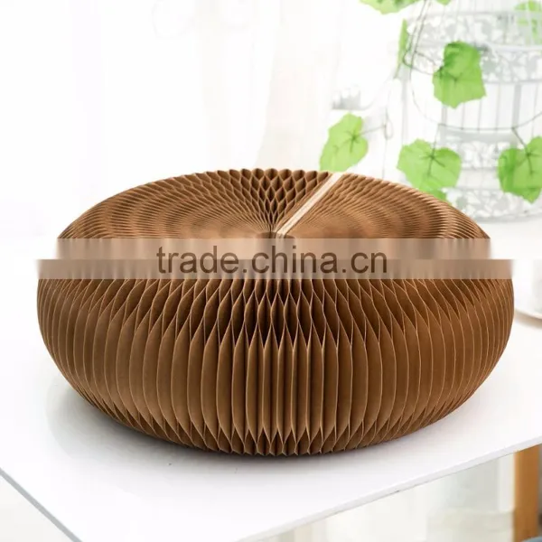 Weshine-Modern Accordion Paper Home Furniture Cattail Hassock photo-6