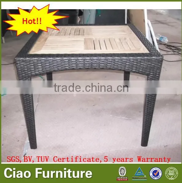 Outdoor Garden Teak Wood Table Furniture Patio Table Chair photo-4