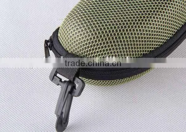 Double Colour Net Cloth Glasses Box With Plastic Hook/glasses Case photo-2