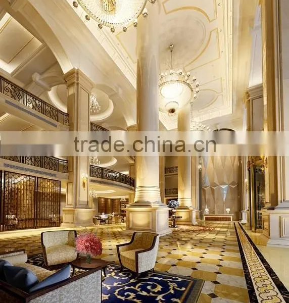 Elegant Romantic Interior Rendering Design of Classic European Dining Hall BF11-11263b photo-3