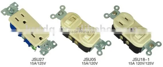 U33 American Standard Wholesale Wall 3 Pole Electrical Socket Receptacle Outlet USA photo-5
