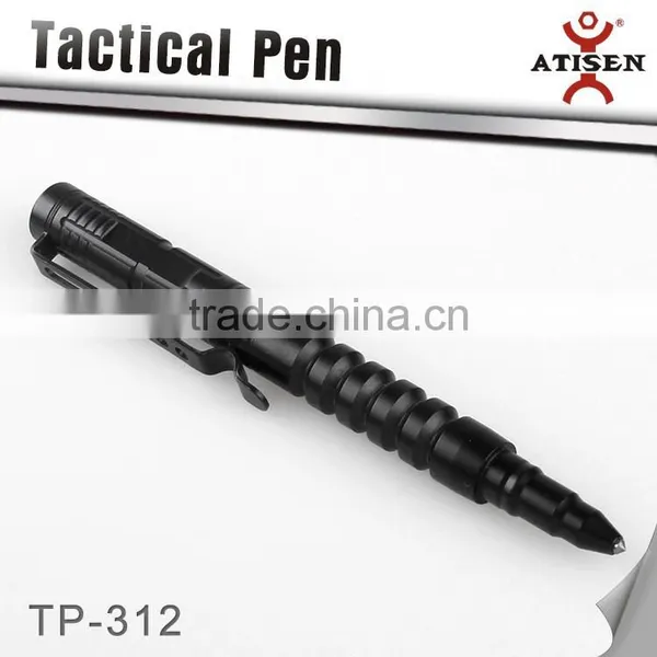 Tactical Defender Self Defence Pen With Glass Breaker Black Tungsten Steel Head photo-2
