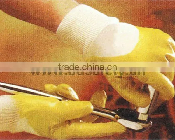 Ddsafety Cotton With Yellow Nitrile Glove photo-2