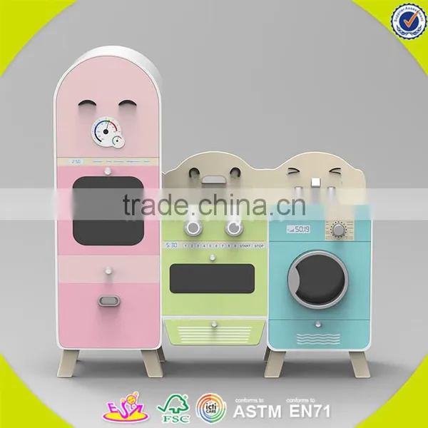 Wholesale Kids Wooden Miniature Toy Kitchen Play Set W10C114 photo-5