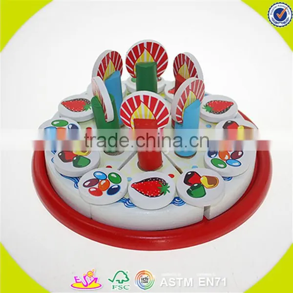 Wholesale Hot Sale Wooden Cake Birthday High Quality Wooden Cake Birthday W10B094 photo-2