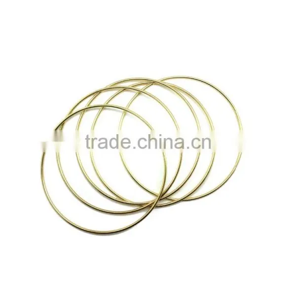 Butt Welded Steel Wire Rings ID 2.5 Inch, High Quality Bright Color Metal O Ring for Handbag Round Ring photo-3