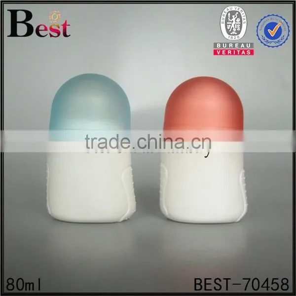 80ml Blue Cap Plastic Roll on Bottle Skin Care Plastic Roll on Deodorant Empty Bottle photo-6