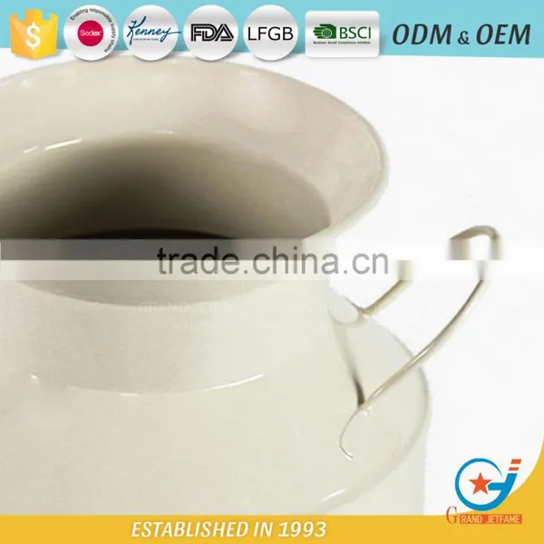 Garden Iron Powder Coating White Jug the Bottle Water Jug in Garden photo-5