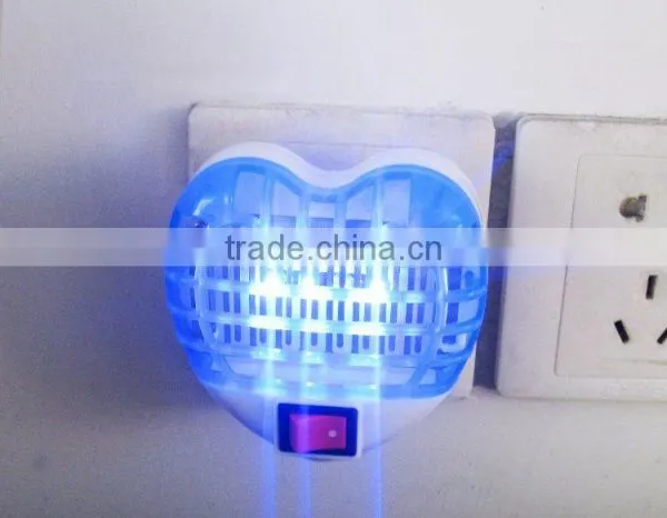 Heart Shape Plastic Electronic Mosquito Killing Lamp photo-3