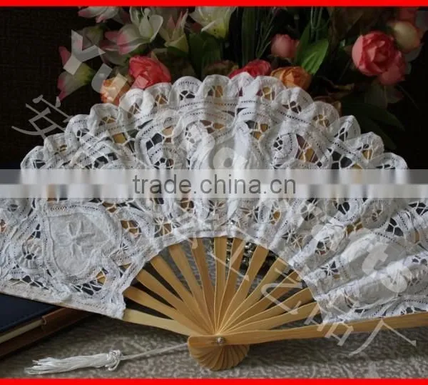 Decoration Hand Lace Fan for Wedding