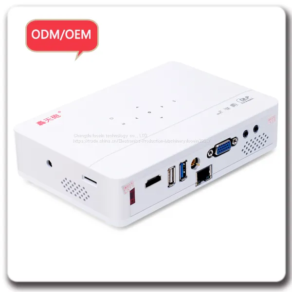 Полноформатный HD 1080P домашний офисный короткофокусный Андроид-проектор с HDMI