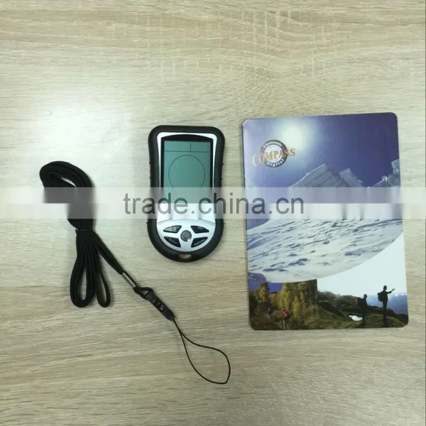 Camping/Hiking/Climbing 8 in 1 Small Digital Compass Altimeter With Barometer Temperature and More photo-4