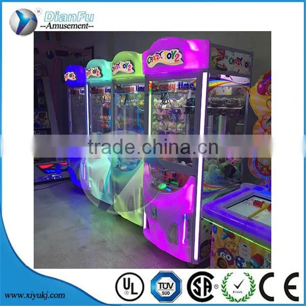 2016 New Kids Coin Operated Crazy Toys Crane Claw Toy Vending Machine Prize Machine for Shopping Mall photo-4