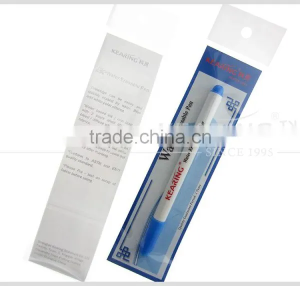 Kearing Brand Non Toxic Ink Wet Water Removable Blue Color 1.0mm Water Erasable Fabric Marker # WB10 photo-3