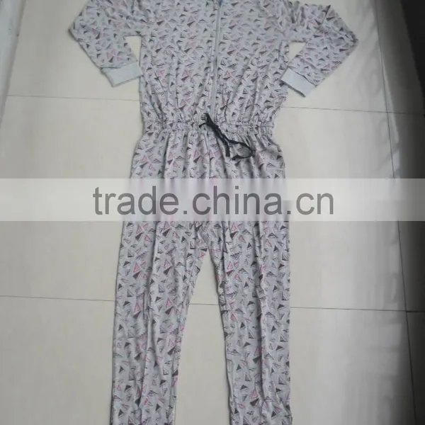 2015 Latest Design Pajama Set , Fashionable Cotton Sleeping Pajama ,sleepwear photo-2
