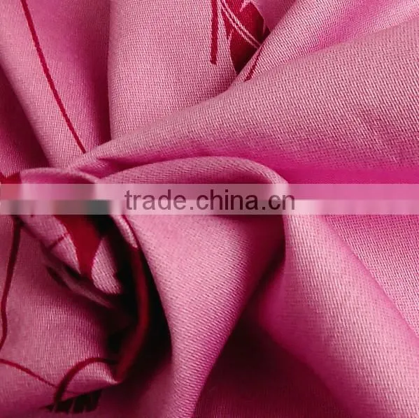 100% Cotton Fabric for Bed Sheet 4 Sets/duvet Cover/fitted Sheet/sheet/pillow photo-3